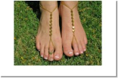 CJ1313840 European and American fashion sequins simple Foot Chain