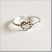 SJ157781 New 925 Sterling Silver (plated braided love Ring With Free Size) ring jewelry wholesale mixed batch